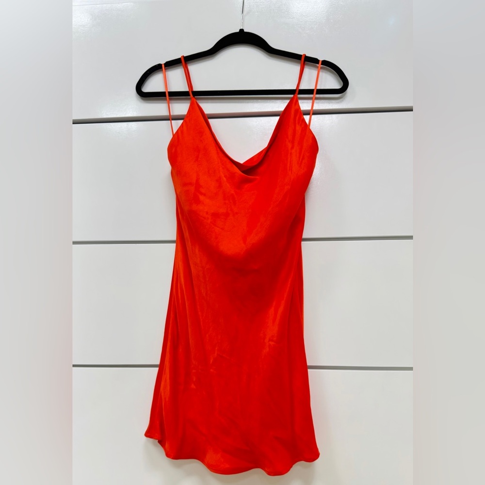 ZARA DRESS RED